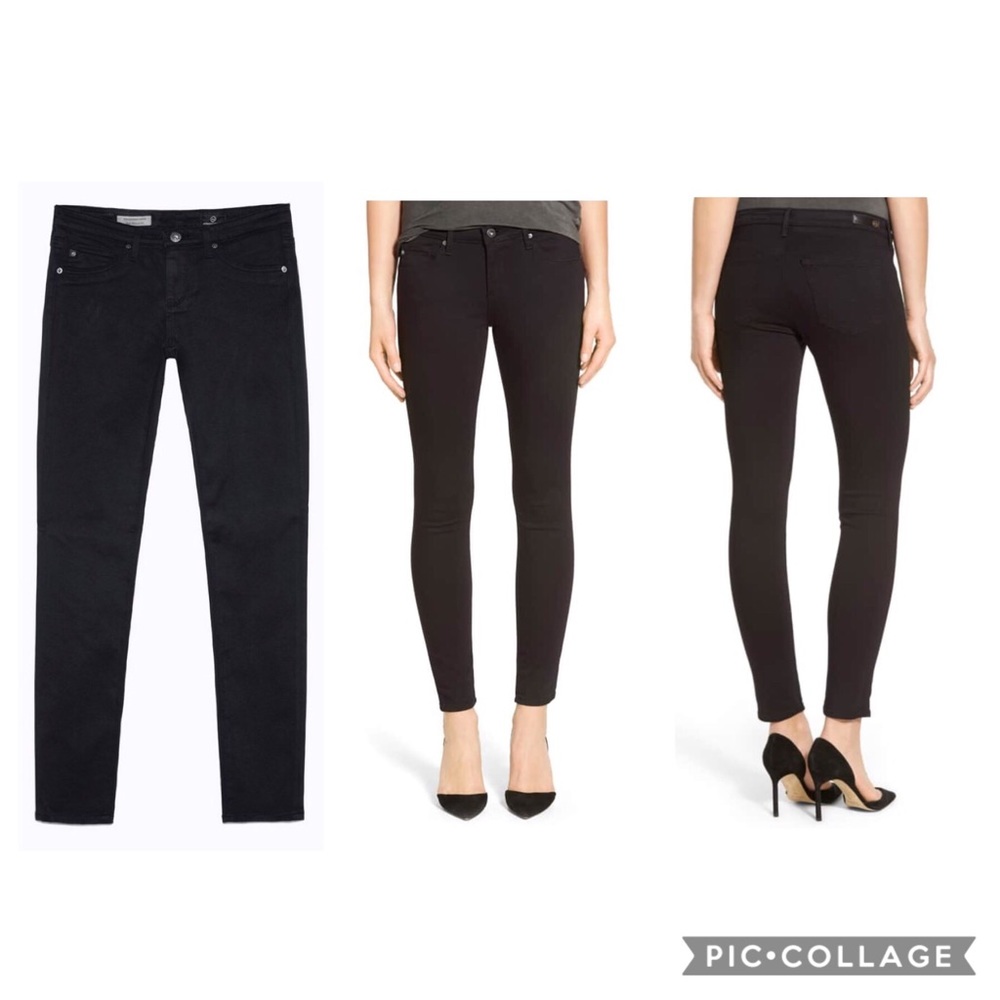 AG JEANS Super Black βThe Legging Ankleβ Jeans - Picture 1 of 7